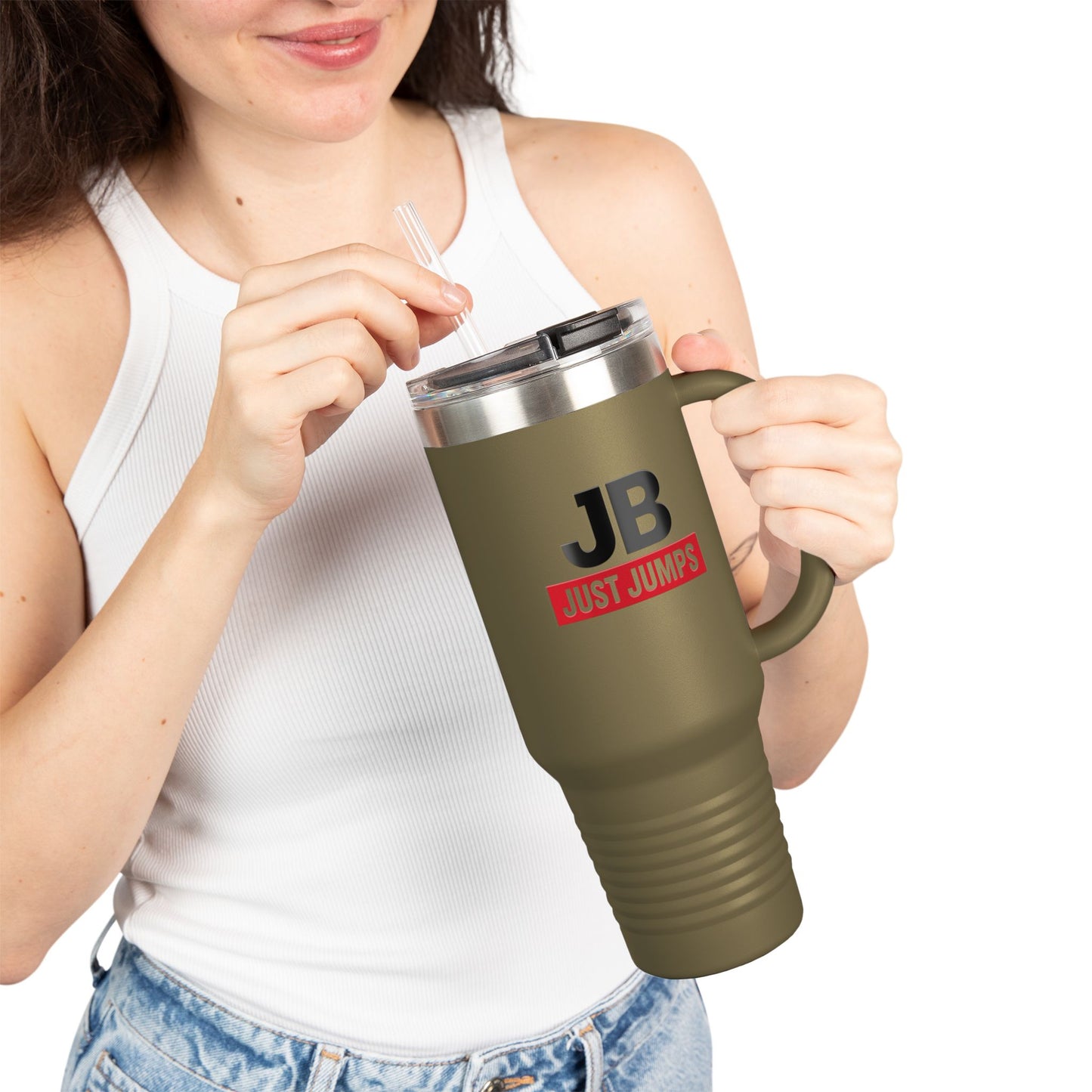 Travel Mug- JB JUST JUMPS