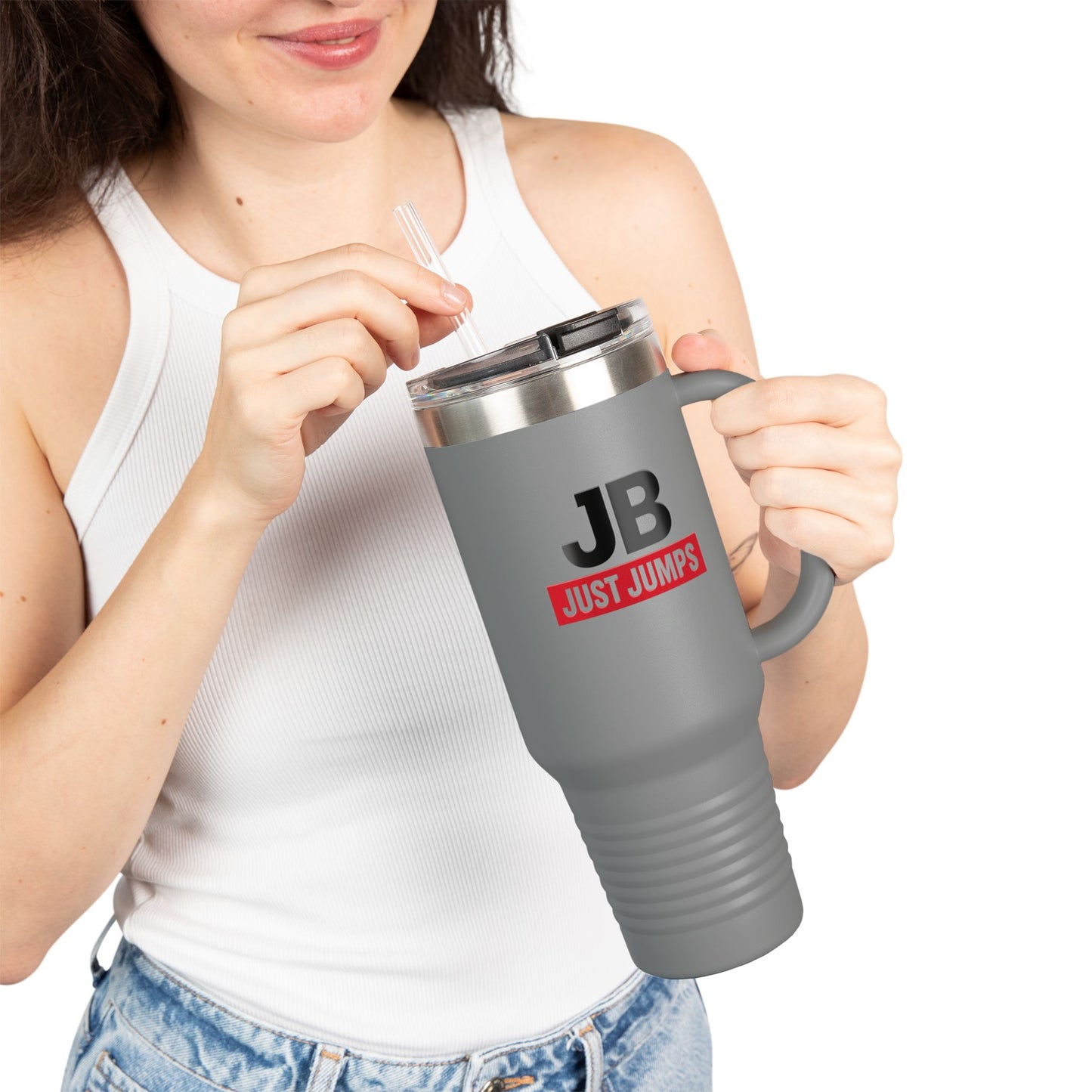 Travel Mug- JB JUST JUMPS