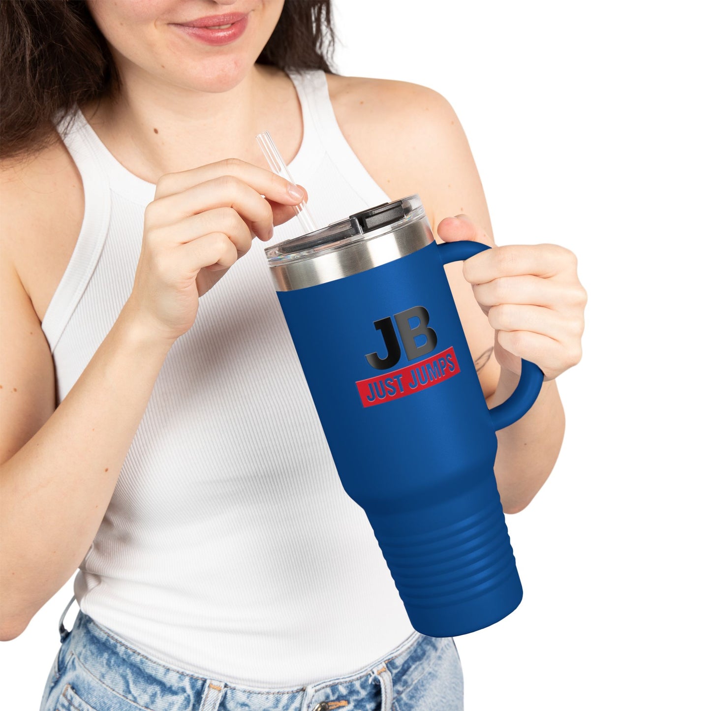 Travel Mug- JB JUST JUMPS