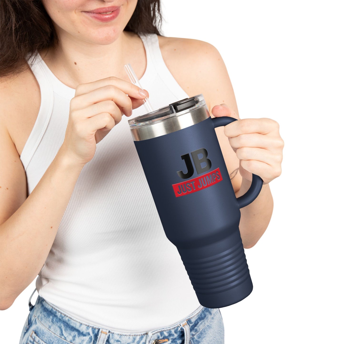 Travel Mug- JB JUST JUMPS