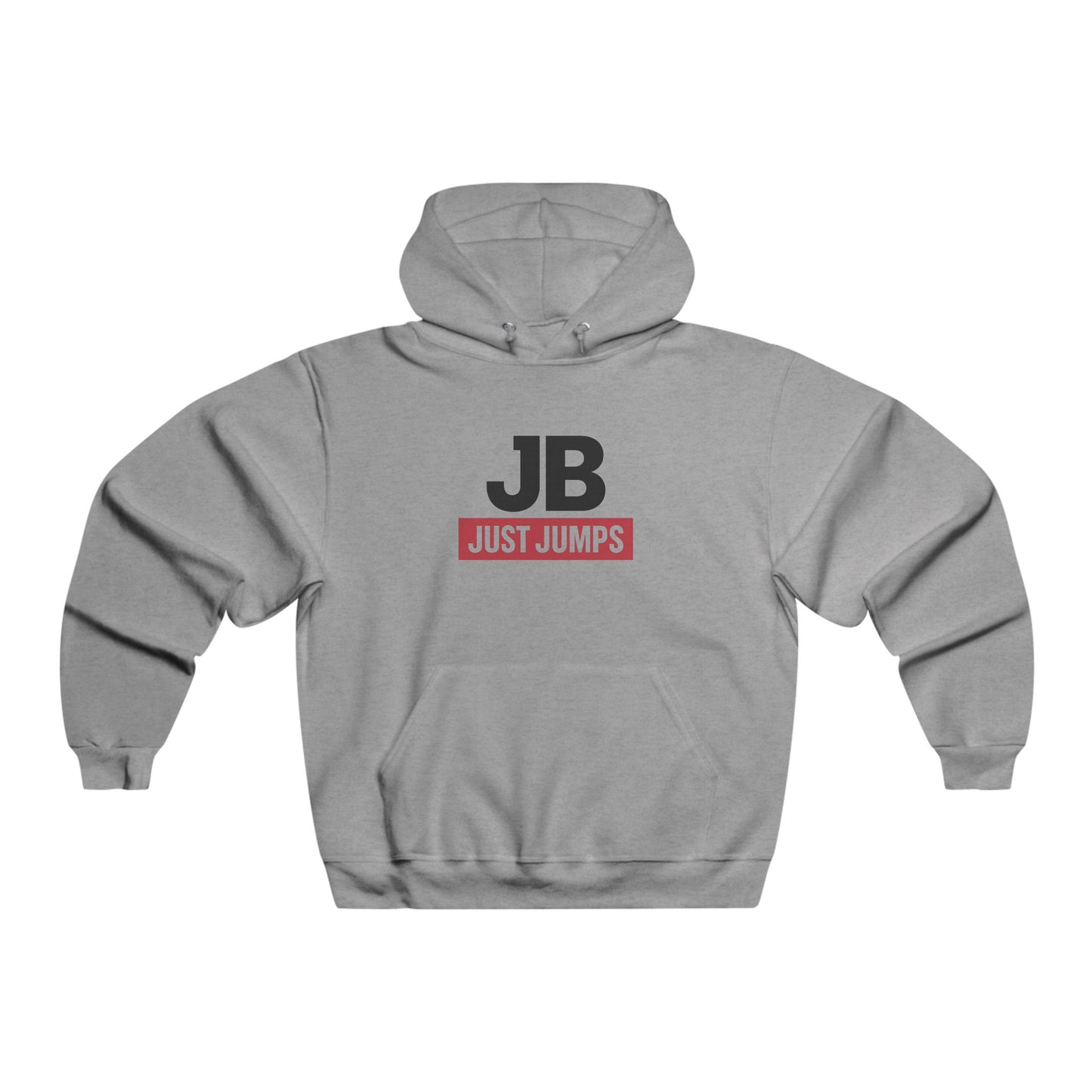 Men's Hoodie with 'JB Just Jumps'