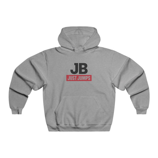 Men's Hoodie with 'JB Just Jumps'