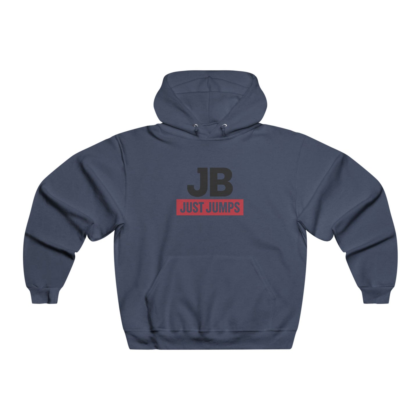 Men's Hoodie with 'JB Just Jumps'