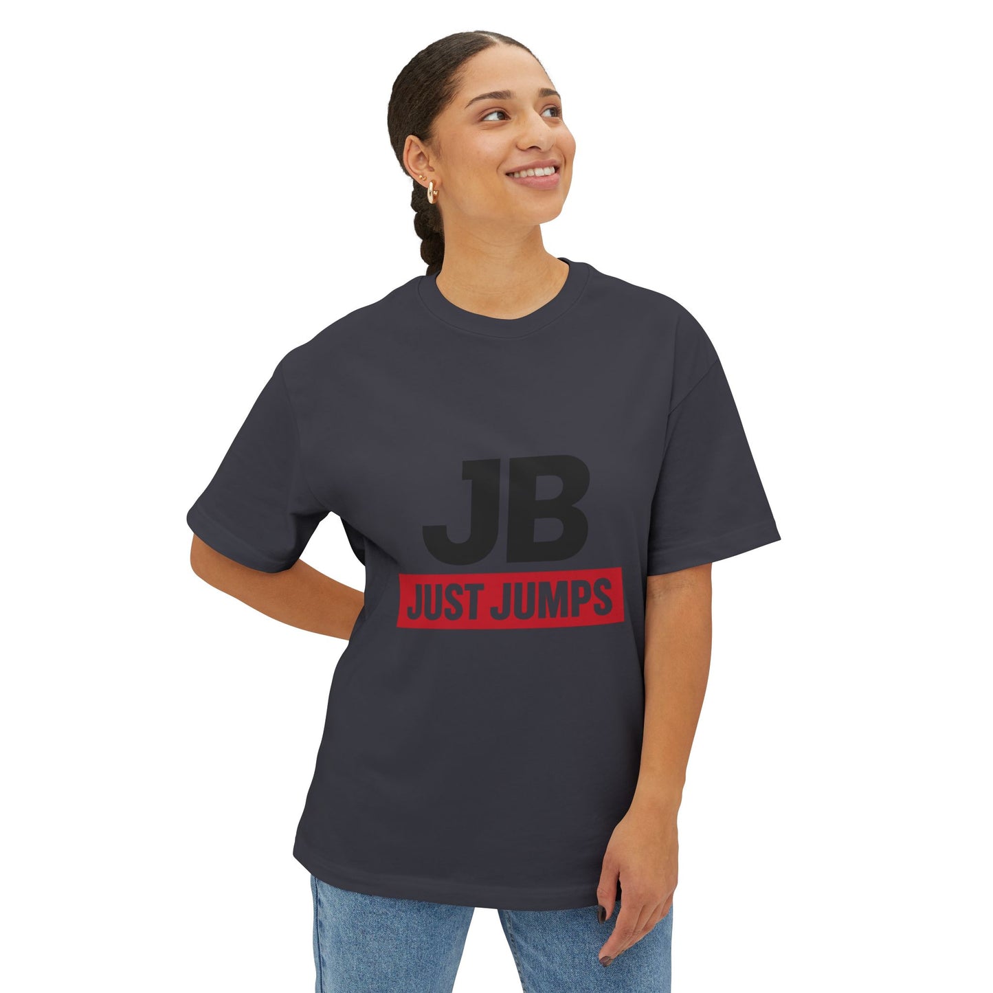Oversized Boxy Tee - JB Just Jumps