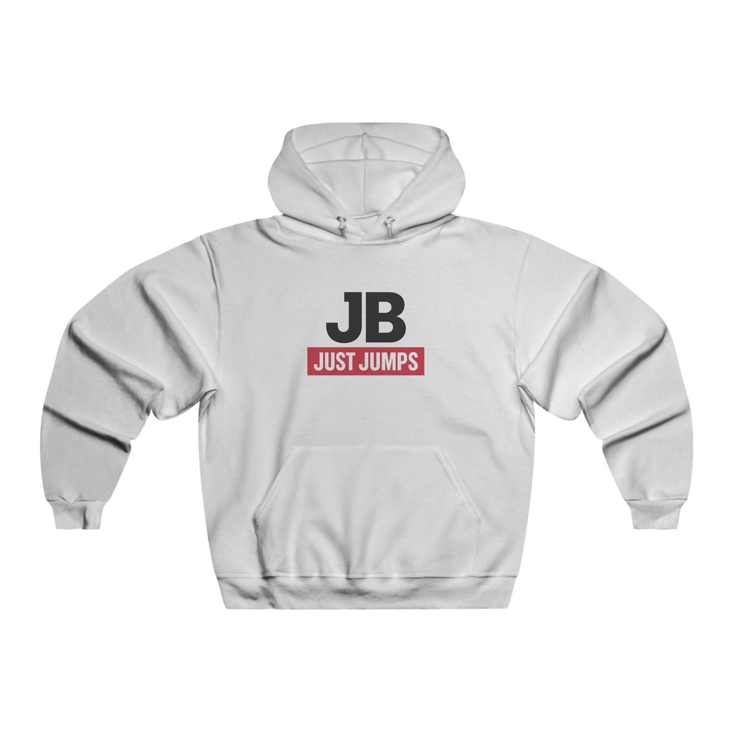 Men's Hoodie with 'JB Just Jumps'