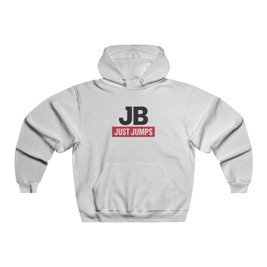 Men's Hoodie with 'JB Just Jumps'