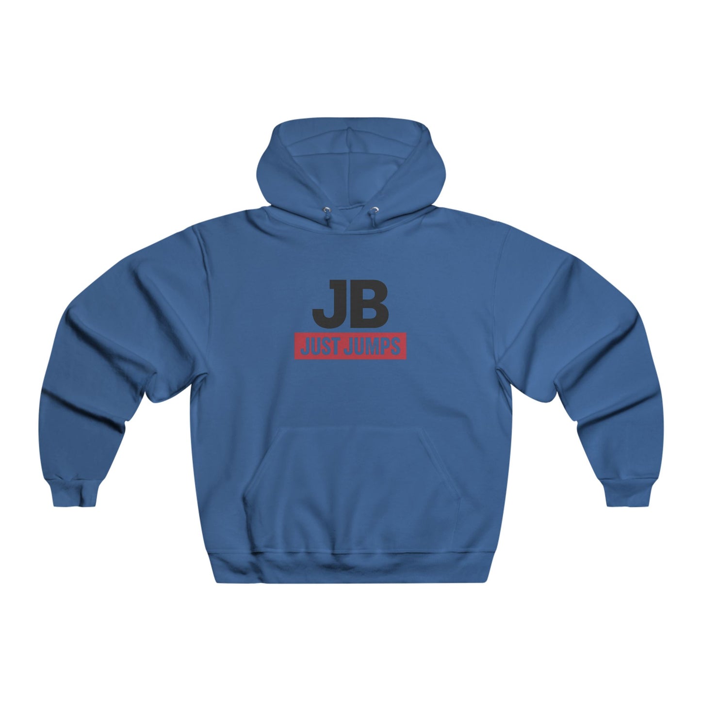 Men's Hoodie with 'JB Just Jumps'