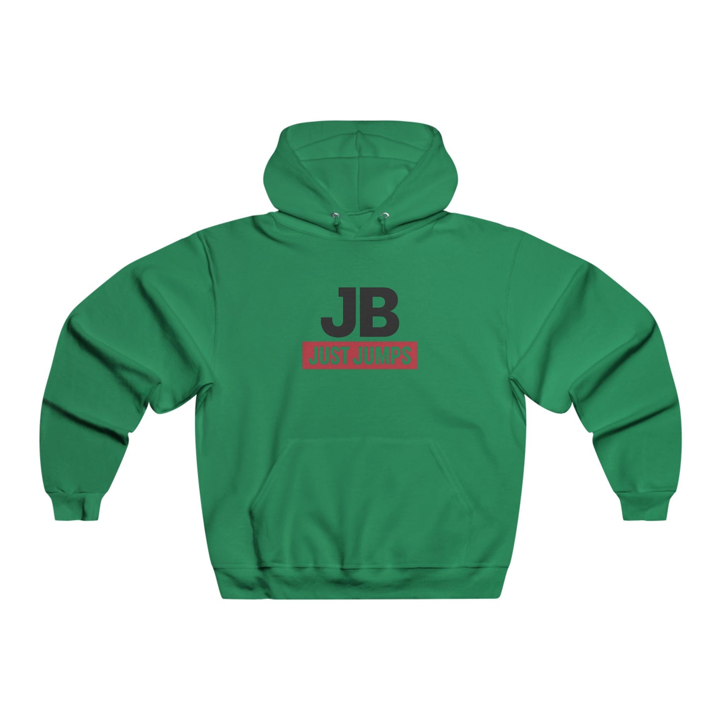 Men's Hoodie with 'JB Just Jumps'