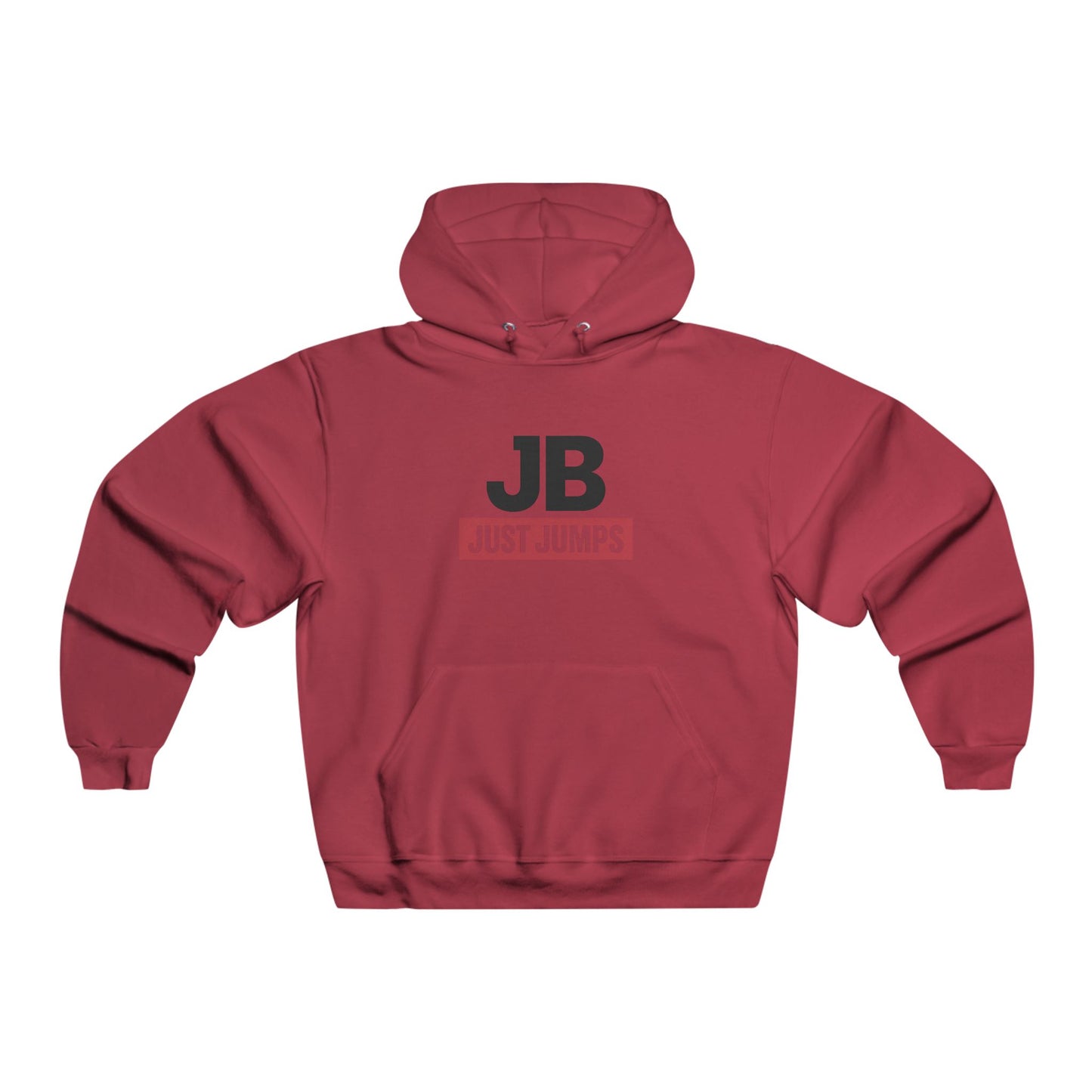 Men's Hoodie with 'JB Just Jumps'