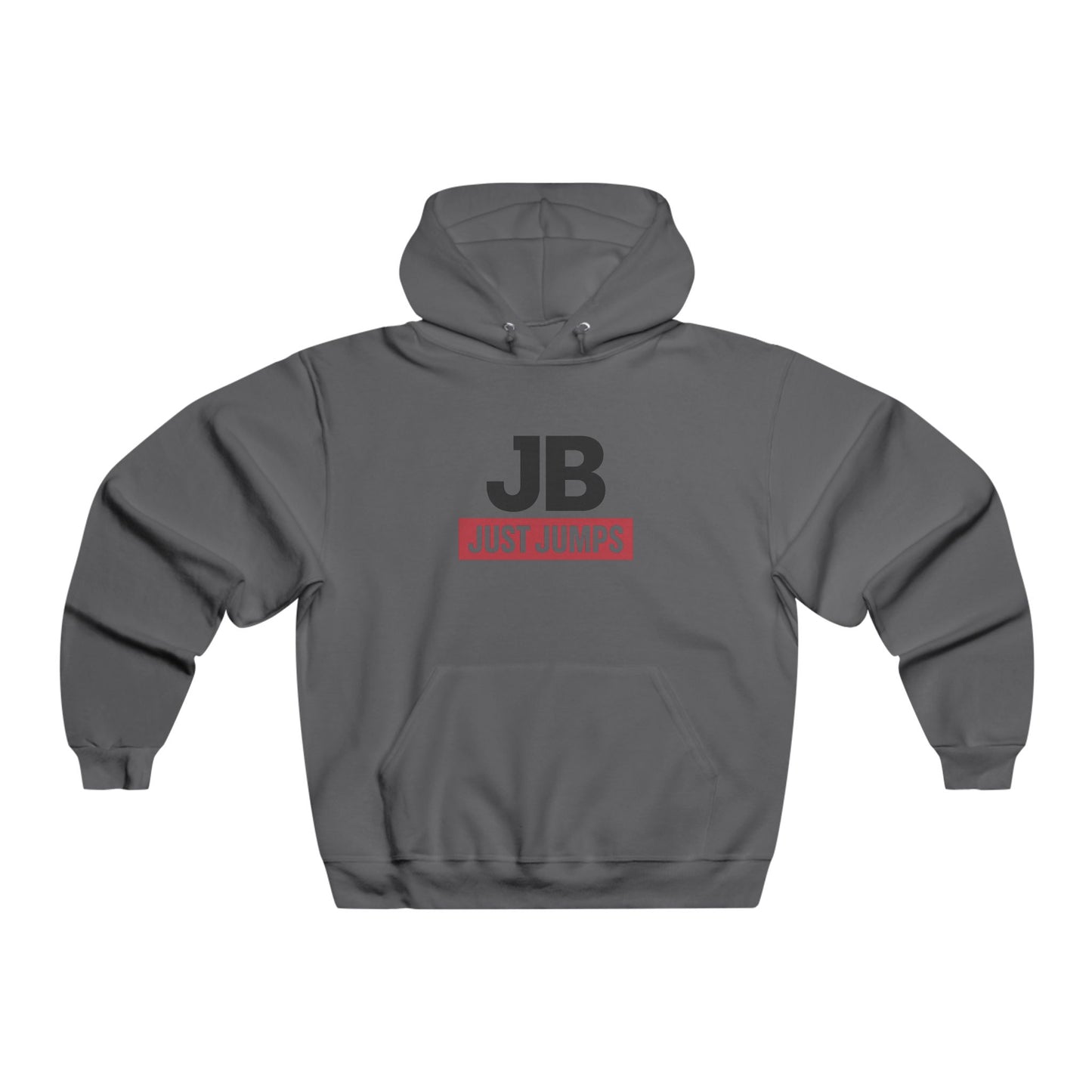 Men's Hoodie with 'JB Just Jumps'