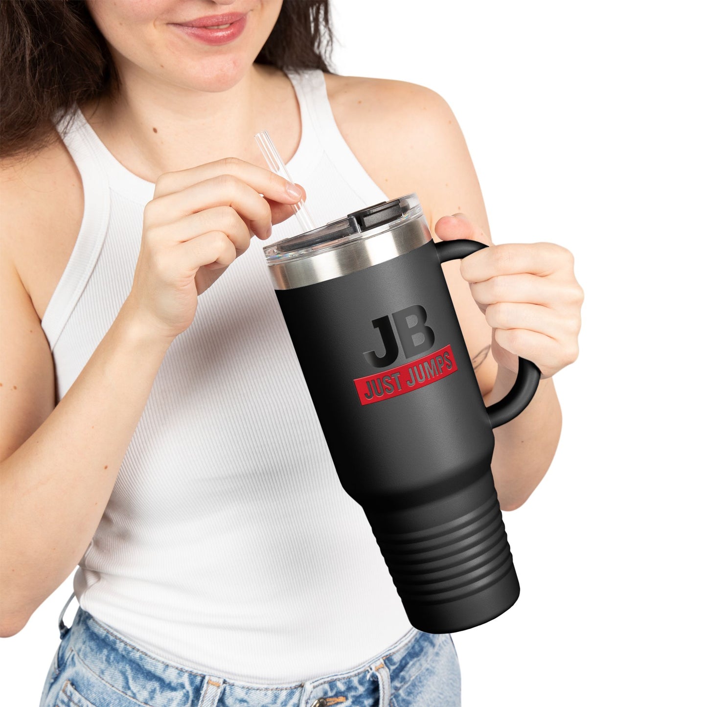 Travel Mug- JB JUST JUMPS